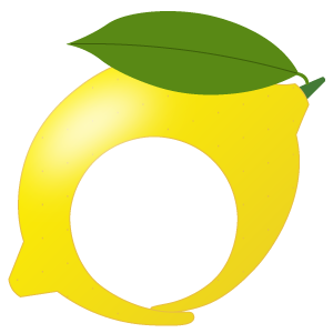 レモンの被り物１（丸顔用・サムネイル）