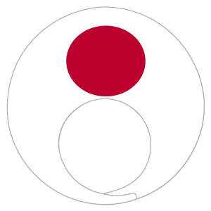 日本国旗の被り物（丸顔用・サムネ）