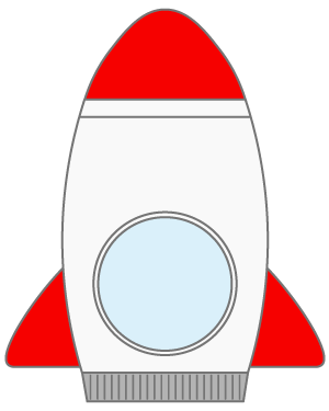 ロケットの被り物（丸顔用・サムネ）