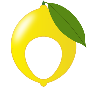 レモンの被り物２（面長顔用・サムネ）