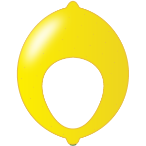 レモンの被り物３（面長顔用・サムネ）