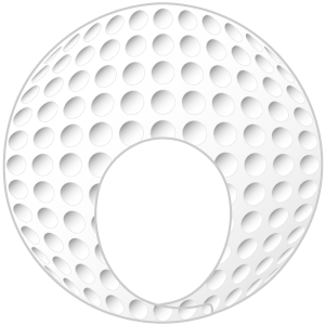 ゴルフボールの被り物（面長顔用・サムネ）