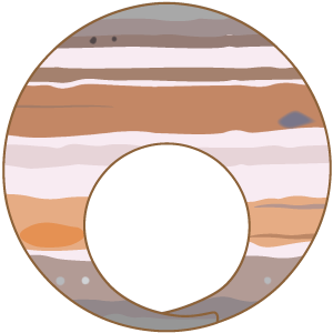 簡単な木星の被り物（丸顔用・サムネ）