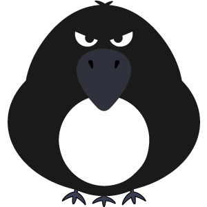 ヤタガラスの被り物（丸顔用・サムネ）