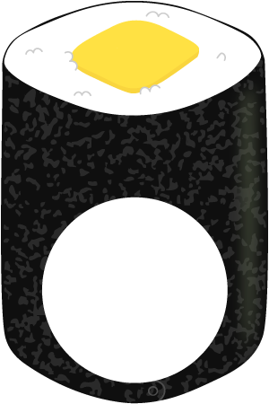 長い新香巻きの被り物（丸顔用・サムネイル）