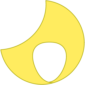 三日月の被り物（面長顔用・サムネイル）