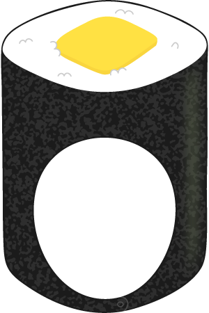 長い新香巻きの被り物（面長顔用・サムネイル）