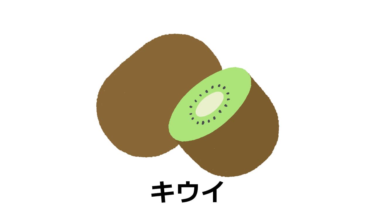 キウイのイラスト